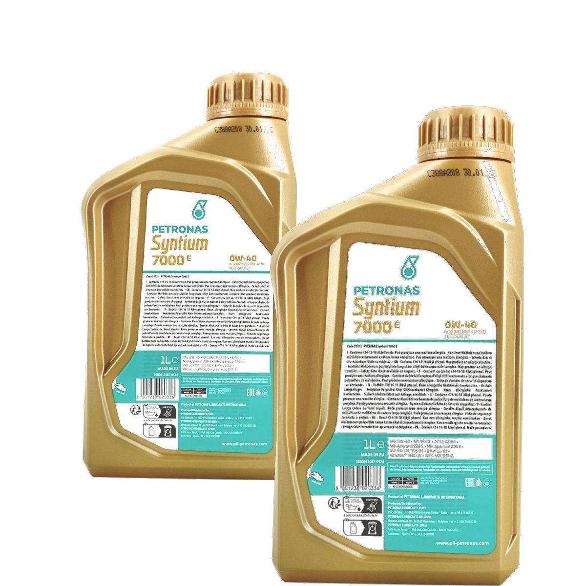Petronas Syntium Supreme E 0W-40 2x1 Liter
