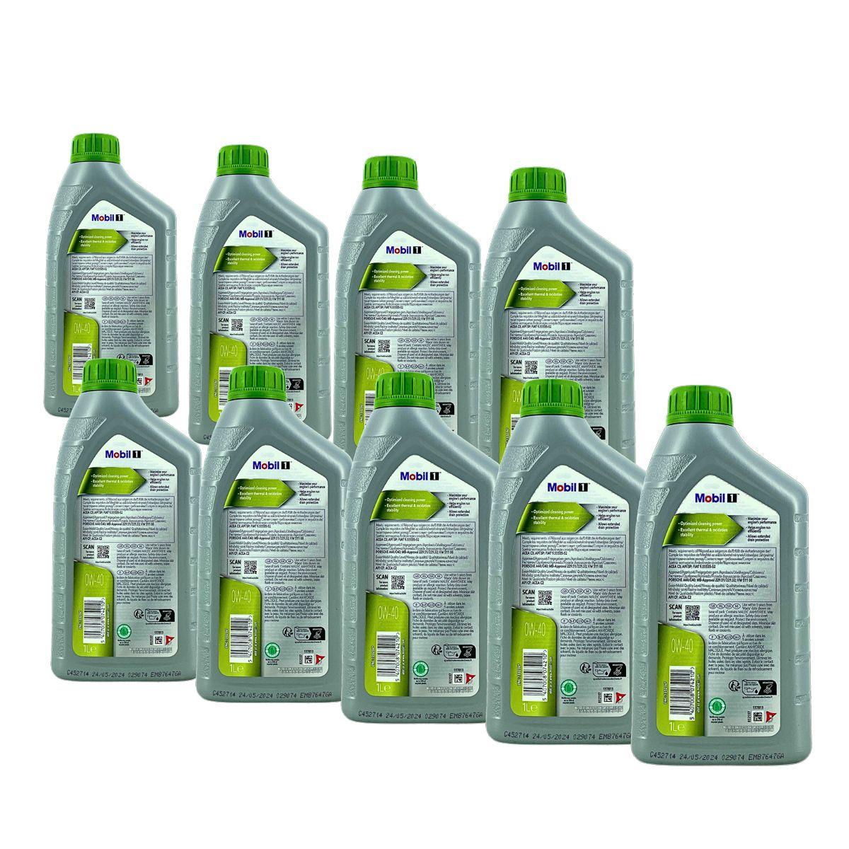 Mobil 1 ESP X4 0W-40 9x1 Liter