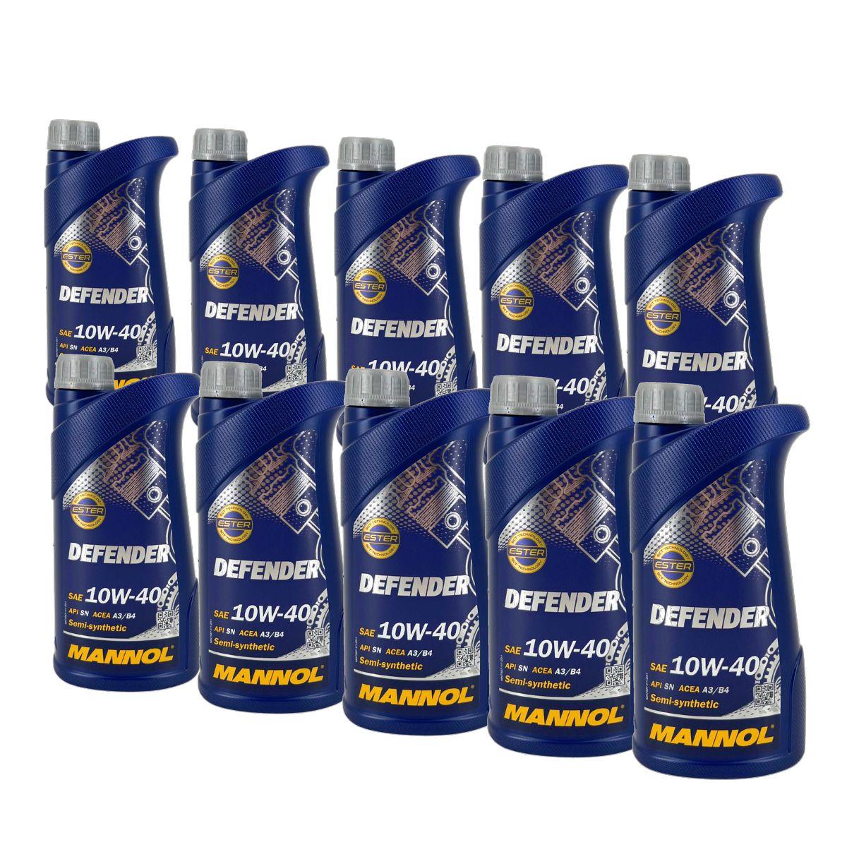 Mannol Defender 10W-40 10x1 Liter