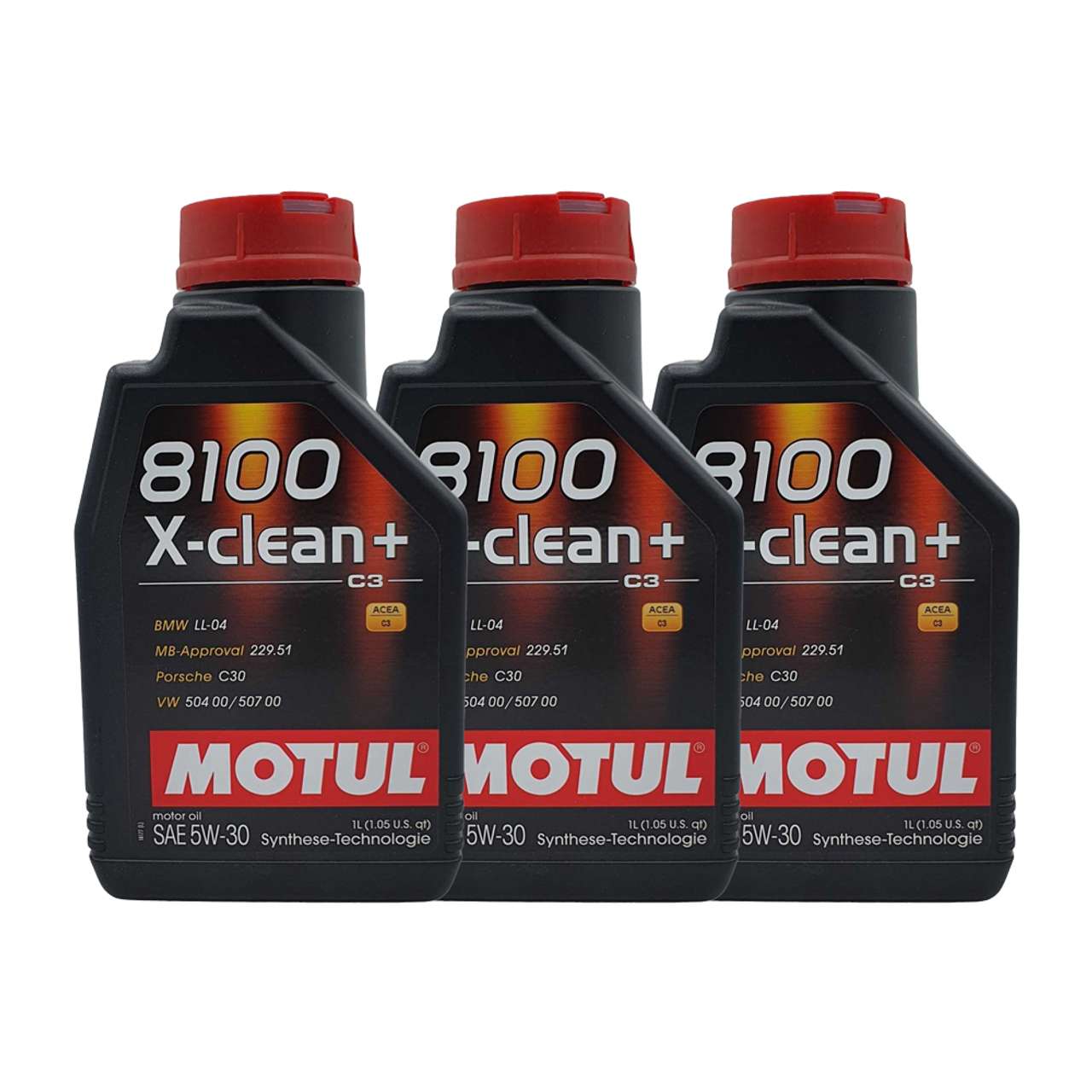 Motul 8100 X-clean+ 5W-30 3x1 Liter