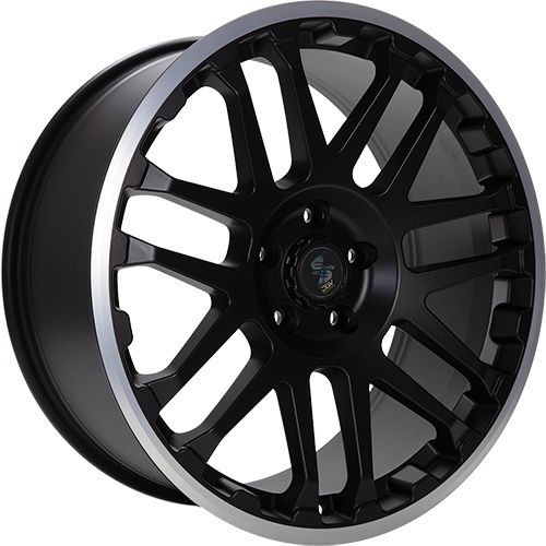 ETABETA COMBAT Black matt lip polished 9.0Jx20 5x120 ET42