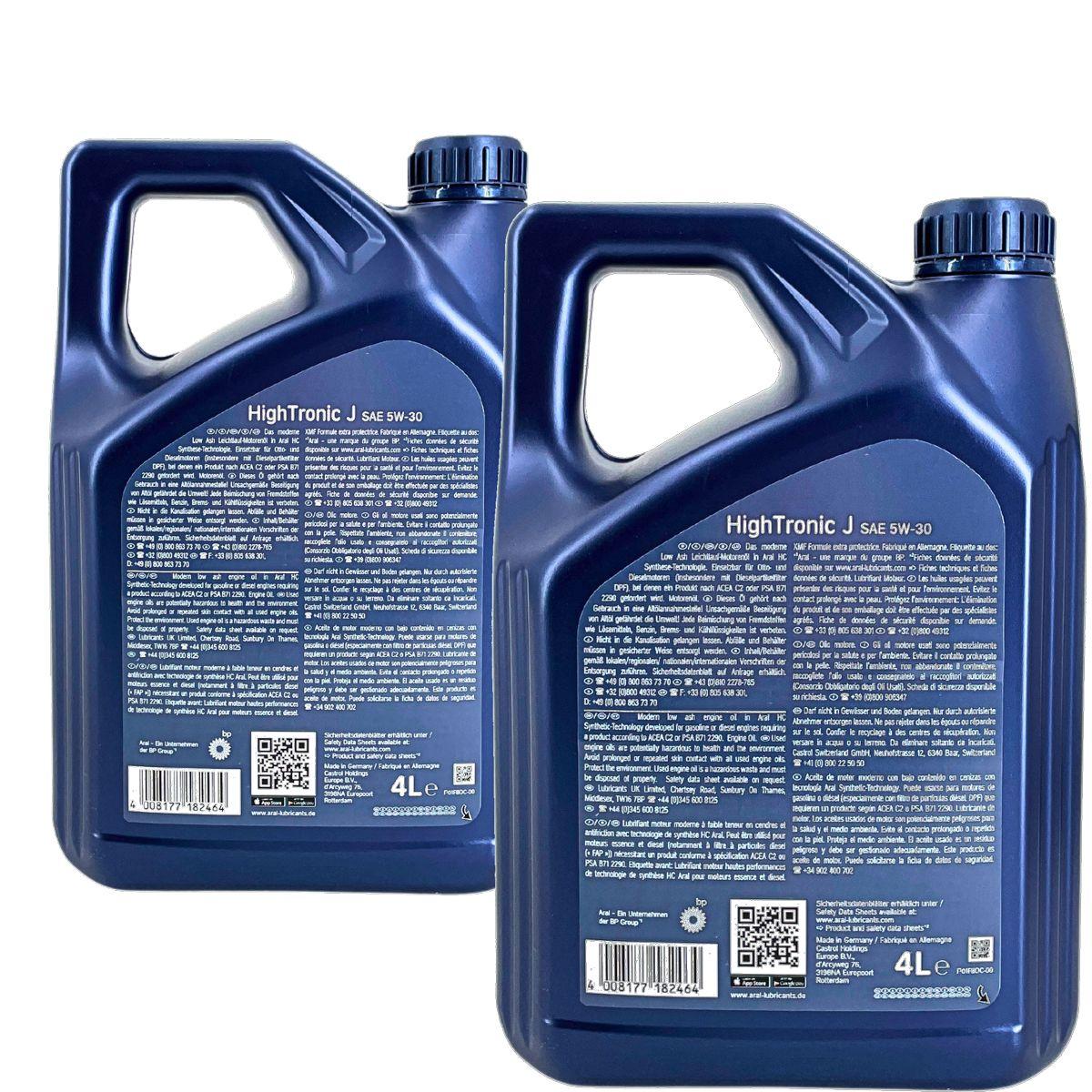 Aral HighTronic J 5W-30 2x4 Liter