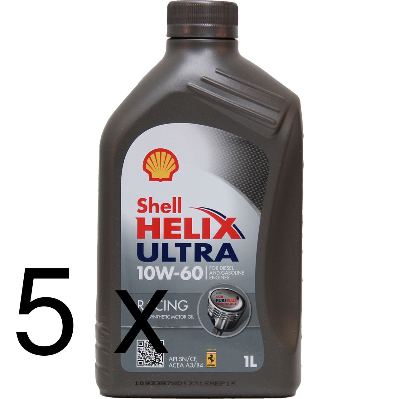 Shell Helix Ultra Racing 10W-60 5x1 Liter
