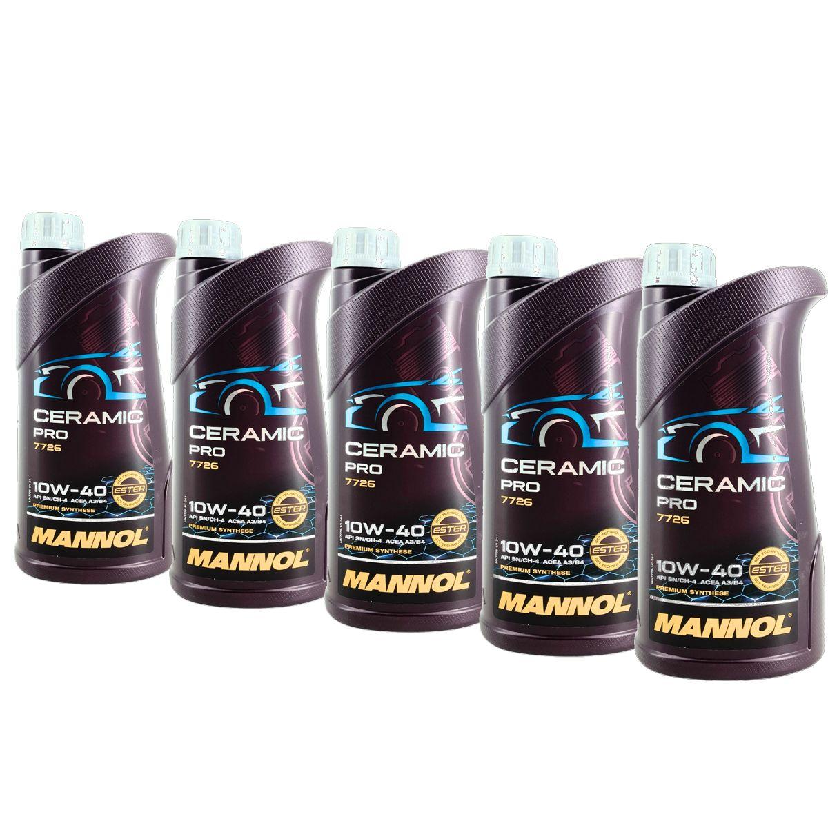 Mannol Ceramic Pro 10W-40 5x1 Liter