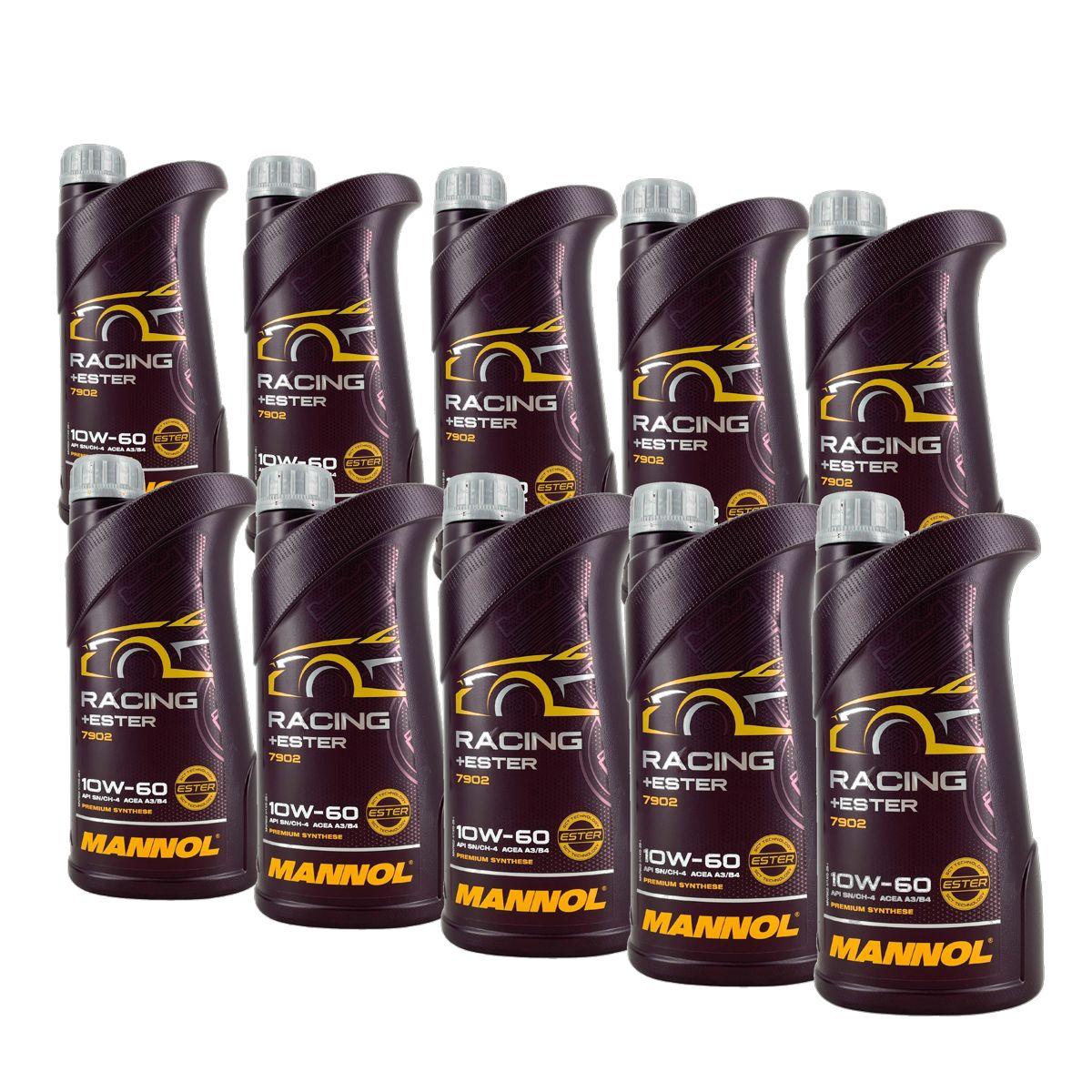 Mannol Racing + Ester 10W-60 10x1 Liter