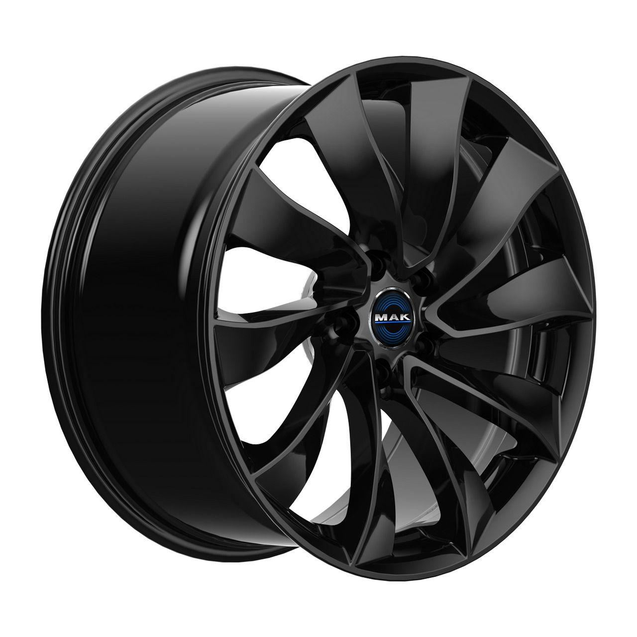 MAK SOLAR gloss black 8.5Jx19 5x114.3 ET38