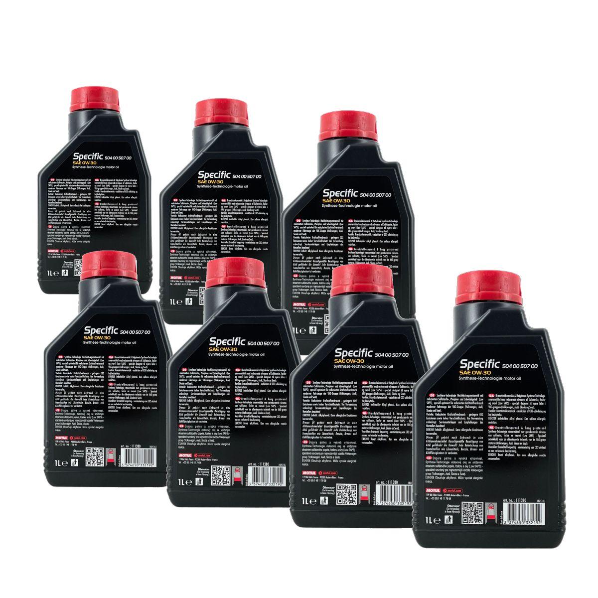 Motul Specific 504 00 - 507 00 0W-30 7x1 Liter