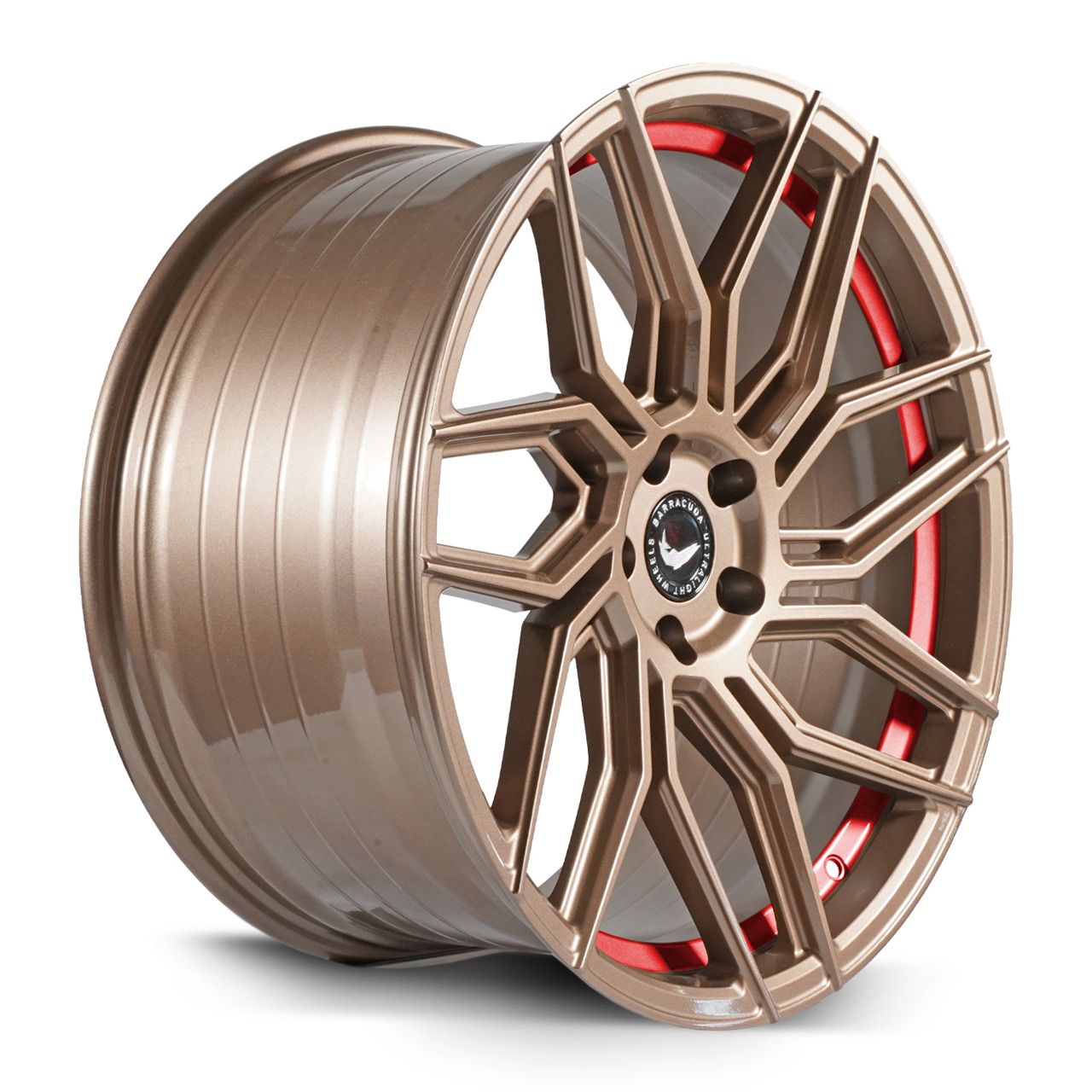 BARRACUDA DRAGOON Higloss-Bronze undercut Trimline red 10.0Jx20 5x114.3 ET40