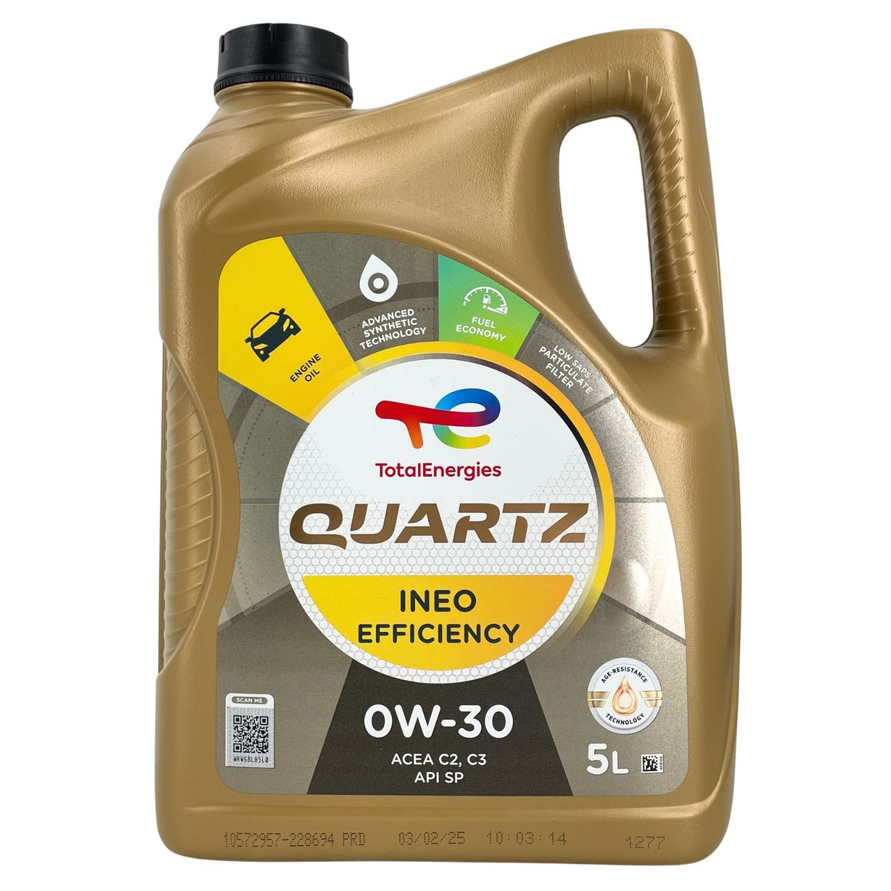 Total Quartz Ineo Efficiency 0W-30 5 Liter
