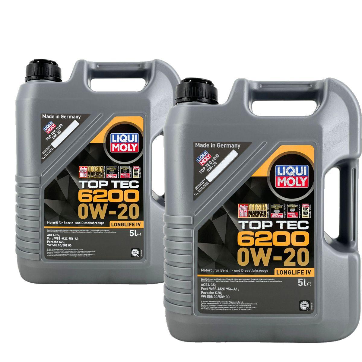 Liqui Moly Top Tec 6200 0W-20 2x5 Liter