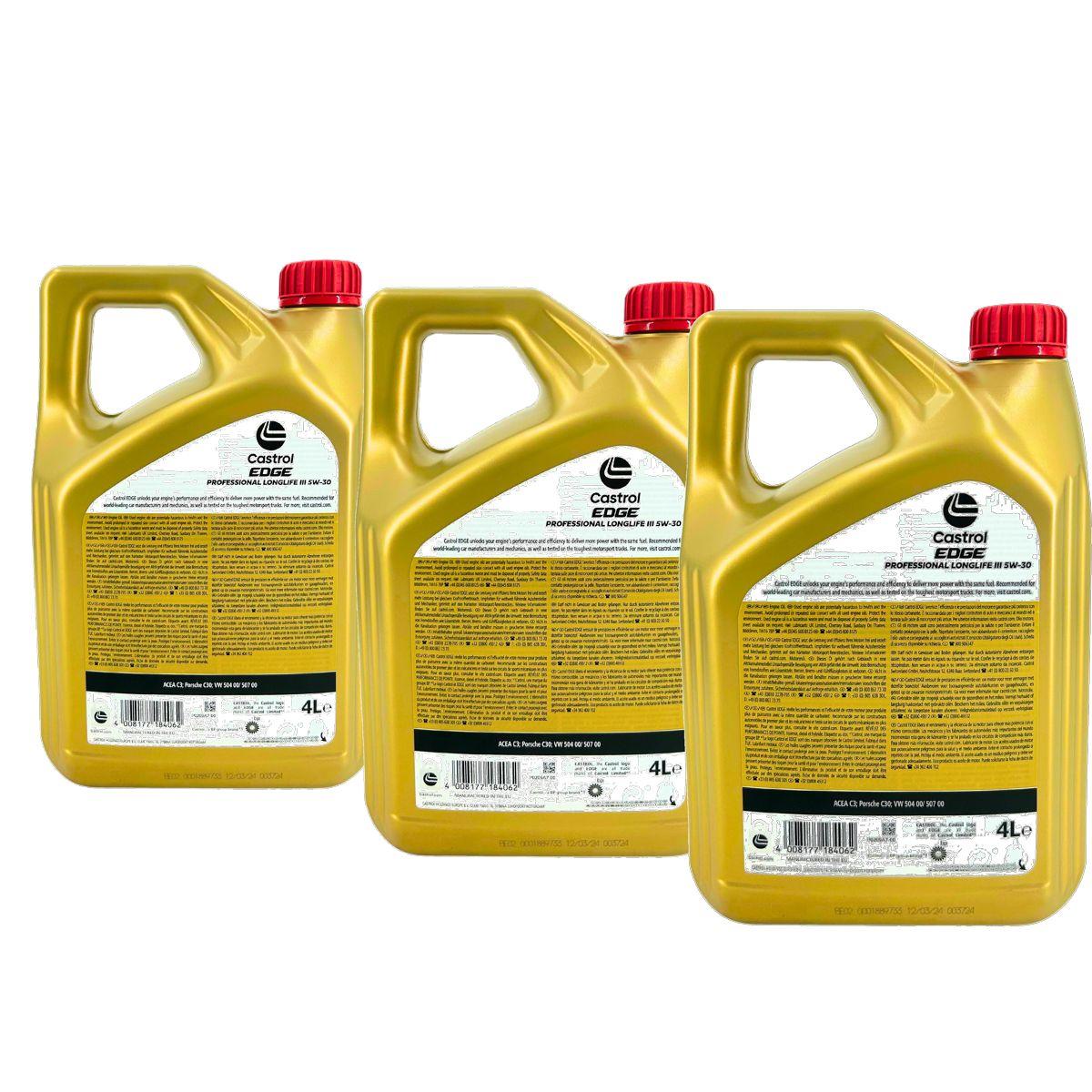 Castrol Edge Professional Longlife 3 5W-30 3x4 Liter